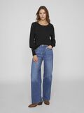 Vila ROUND NECK KNITTED PULLOVER, Black, highres - 14076045_Black_005.jpg