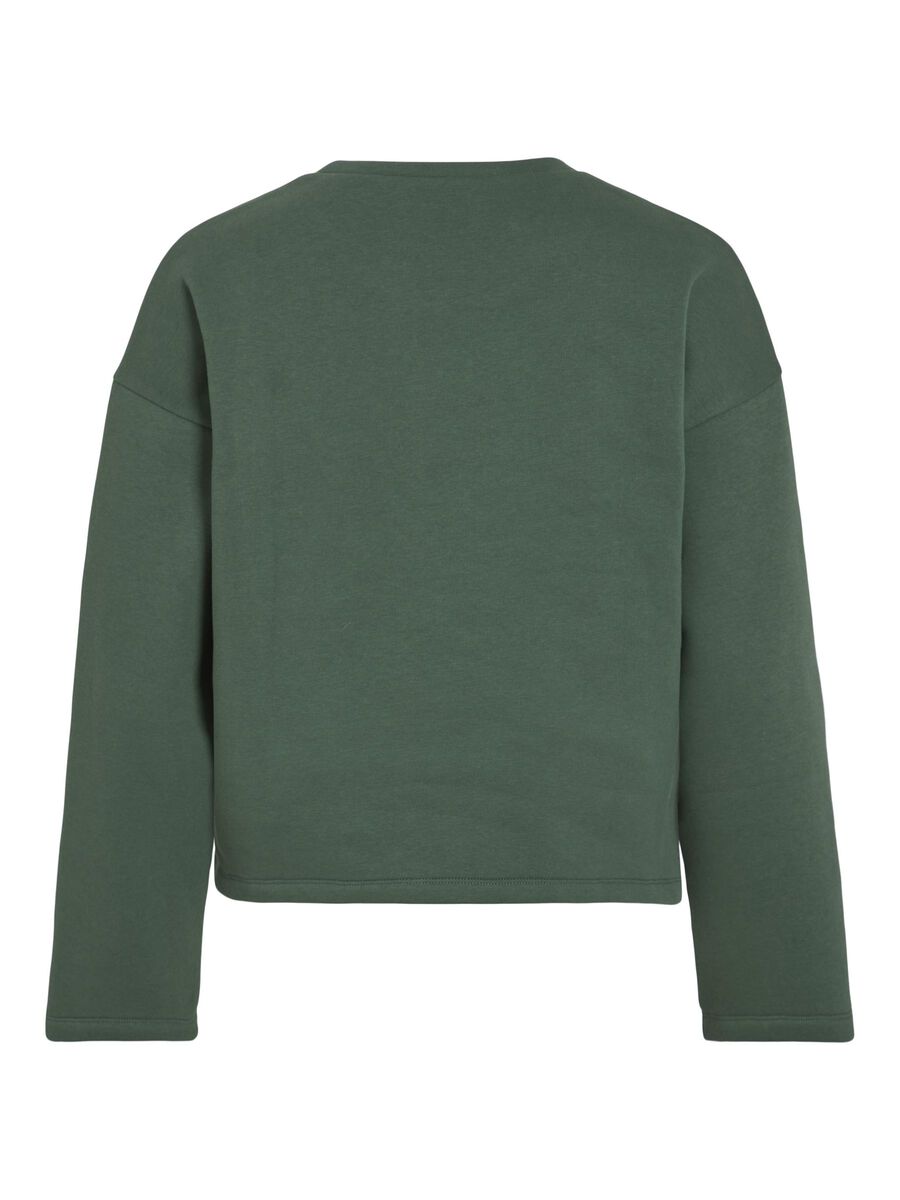 Carousel image - ROUND NECK SWEATSHIRT, Posy Green | 6