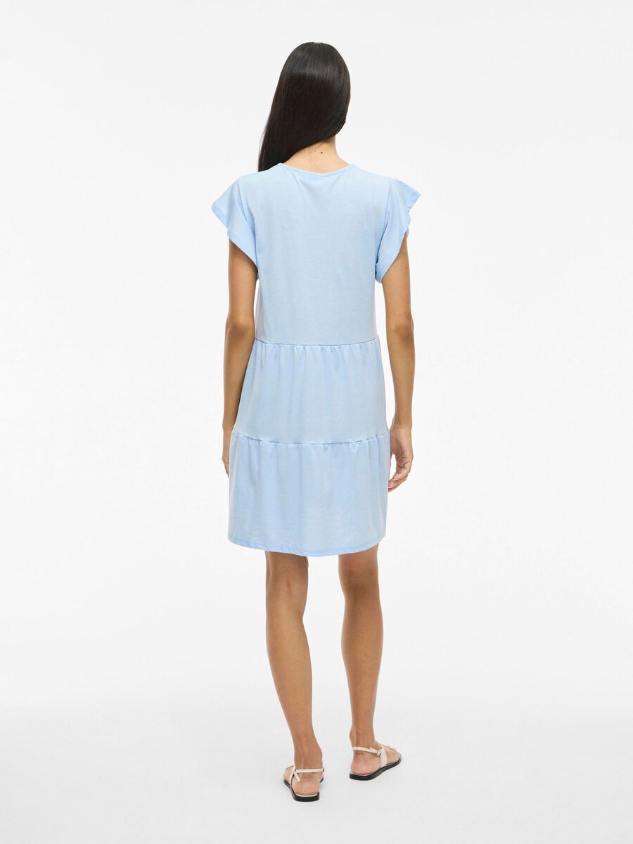 VILA VISUMMER FLÜGELÄRMEL MINIKLEID, Kentucky Blue, highres - 14059946_KentuckyBlue_004.jpg
