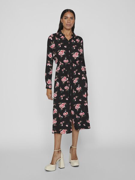 Vila MI-LONGUE ROBE-CHEMISE, Black, highres - 14091862_Black_1074282_003.jpg