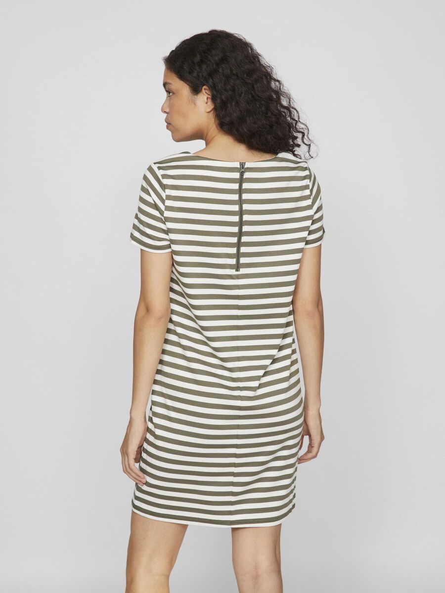 VILA SHORT SLEEVED SHORT DRESS, Dusty Olive, highres - 14104201_DustyOlive_1162736_004.jpg