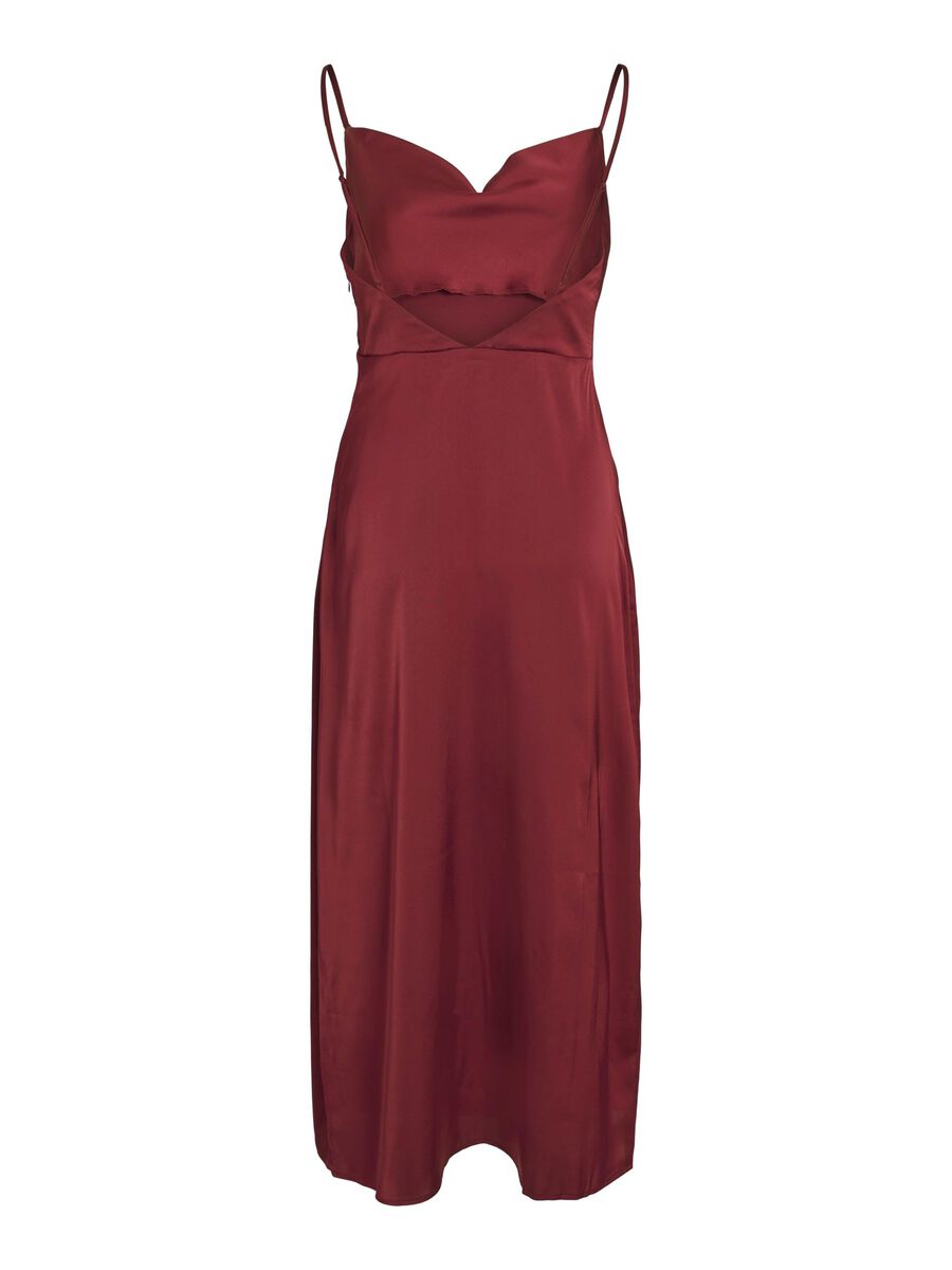 VILA VIRAVENNA STRAP OCCASION DRESS, Cabernet, highres - 14085601_Cabernet_002.jpg
