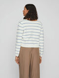 Vila STRIPED KNITTED PULLOVER, White Alyssum, highres - 14081497_WhiteAlyssum_989104_004.jpg