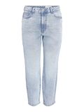 Noisy May NMMONI - RACCOURCI À TAILLE HAUTE JEAN DROIT, Light Blue Denim, highres - 27029555_LightBlueDenim_001.jpg