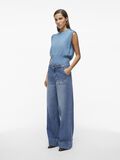 VILA TAILLE HAUTE JEAN LARGE, Dark Blue Denim, highres - 14103283_DarkBlueDenim_008.jpg