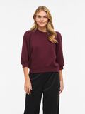 Product image thumbnail - VIVERA 3/4 SLEEVED SWEATSHIRT, Winetasting | 1