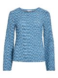 VILA ROUND NECK LONG SLEEVED TOP, Blissful Blue, highres - 14108877_BlissfulBlue_1201963_001.jpg