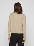 VILA VIRIL - COURT OUVERT CARDIGAN, Natural Melange, highres - 14060800_NaturalMelange_004.jpg