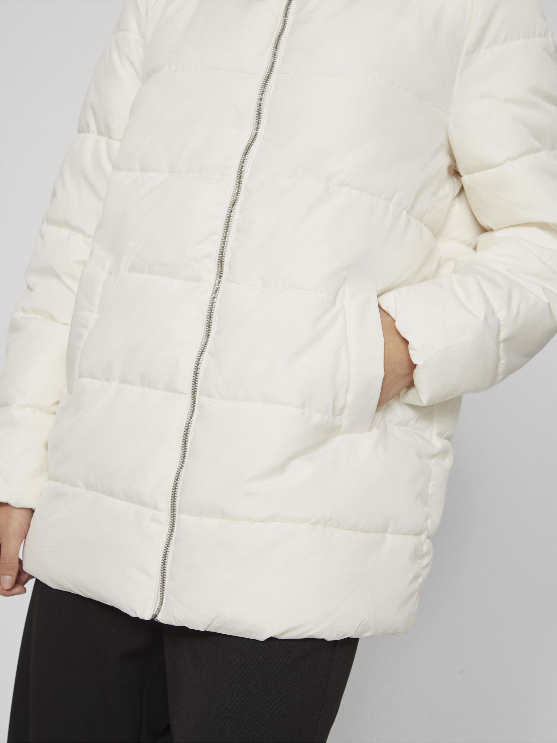 White top bubble coat