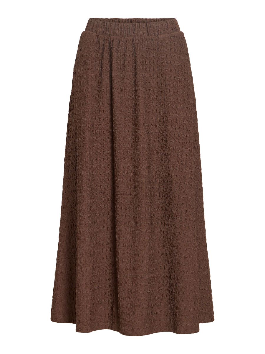 Product carousel image - VIMONERA HIGH WAIST MAXI SKIRT, Coffee Bean | 1