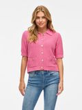 VILA VIGEORGIE SHORT SLEEVED KNITTED CARDIGAN, Sangria Sunset, highres - 14108101_SangriaSunset_003.jpg