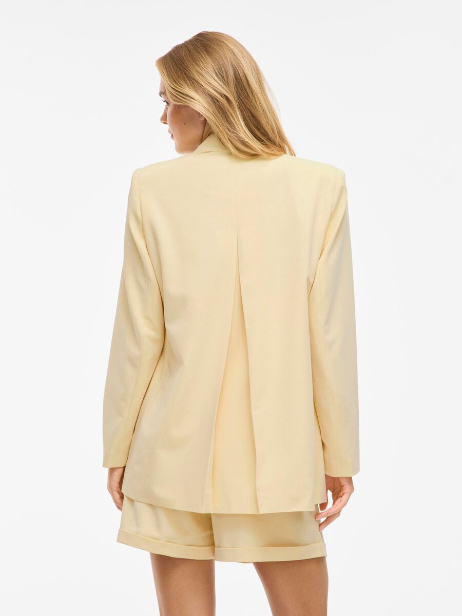 VILA VIHANDI SINGLE-BREASTED BLAZER, Pale Banana, highres - 14111992_PaleBanana_004.jpg