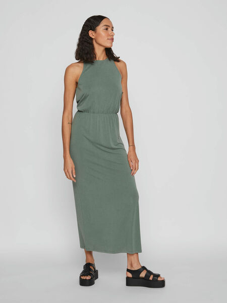 Vila SLEEVELESS MAXI DRESS, Duck Green, highres - 14074850_DuckGreen_003.jpg