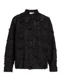 VILA LONG SLEEVED SHIRT, Black, highres - 14107858_Black_001.jpg