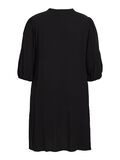 Vila CURVE - 3/4 SLEEVED SHORT DRESS, Black, highres - 14093179_Black_002.jpg