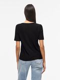 Product image thumbnail - VIPLISA - PLISS&Eacute; TOP &Agrave; MANCHES COURTES, Black Beauty | 2