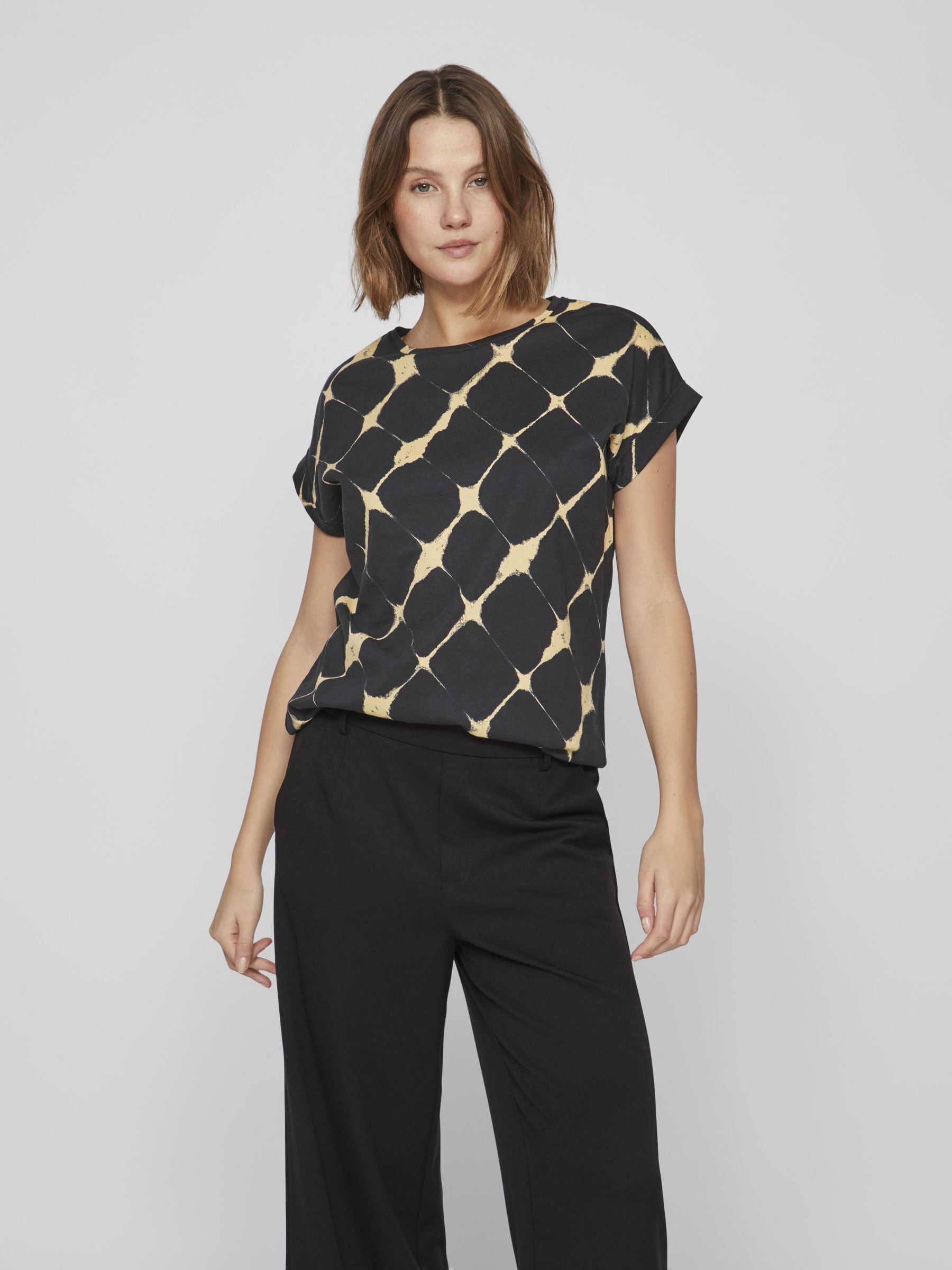 Vila sale shirt zwart