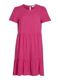 Vila SHORT SLEEVED KNEE-LENGTH DRESS, Pink Yarrow, highres - 14067408_PinkYarrow_001.jpg
