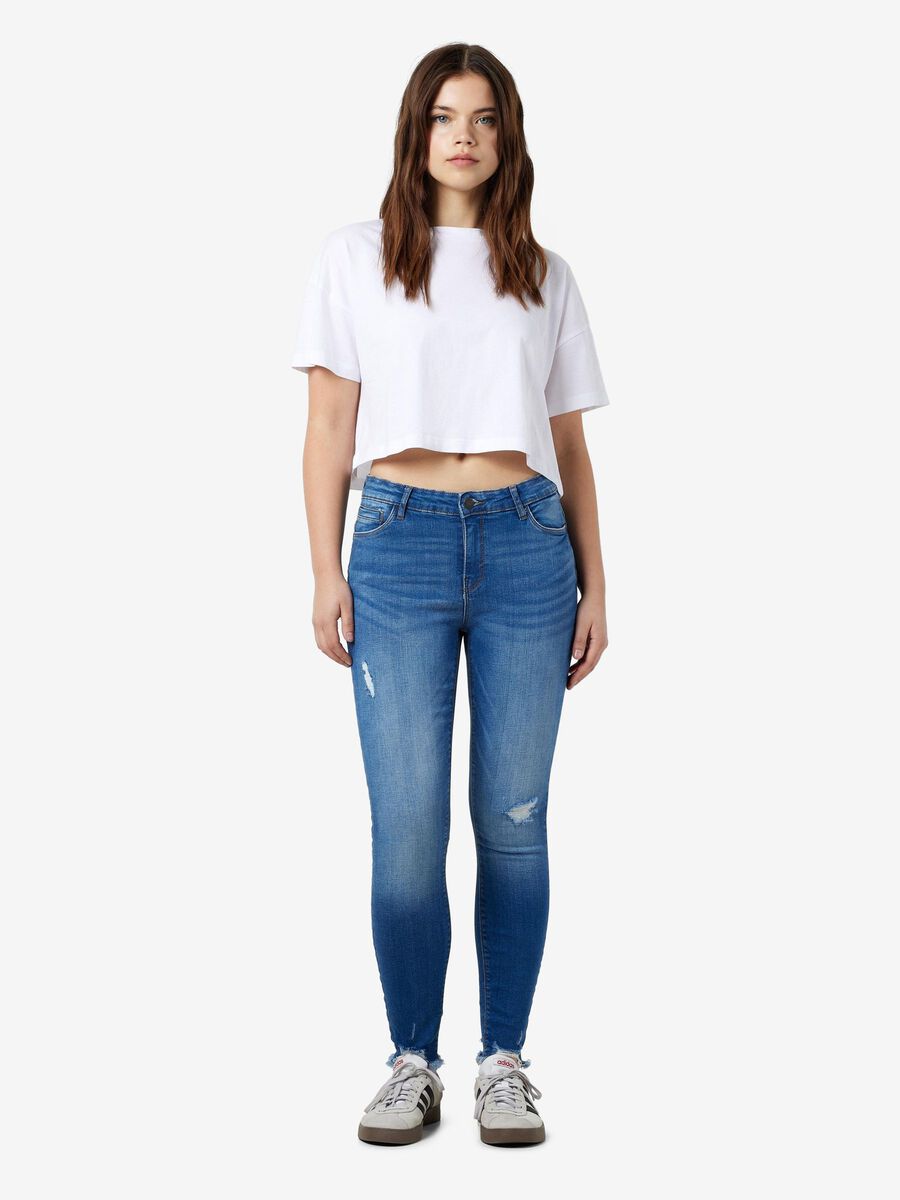 Noisy May NMKIMMY CROPPED SKINNY FIT JEANS, Dark Blue Denim, highres - 27030526_DarkBlueDenim_004.jpg