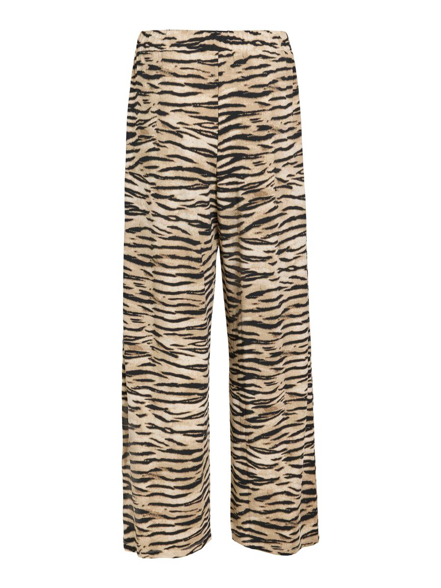 VILA VILEOA HIGH WAIST WIDE-LEG TROUSERS, Doeskin, highres - 14111168_Doeskin_1229491_002.jpg