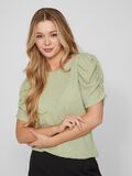 VILA PUFF SLEEVED TOP, Swamp, highres - 14089479_Swamp_006.jpg