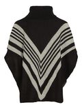 VILA POOLOKAULUKSINEN PONCHO, Black, highres - 14103252_Black_002.jpg
