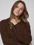 Vila CABLE KNITTED PULLOVER, Shaved Chocolate, highres - 14087544_ShavedChocolate_1040400_007.jpg