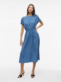 VILA SHORT SLEEVED MIDI DRESS, Coronet Blue, highres - 14109492_CoronetBlue_005.jpg