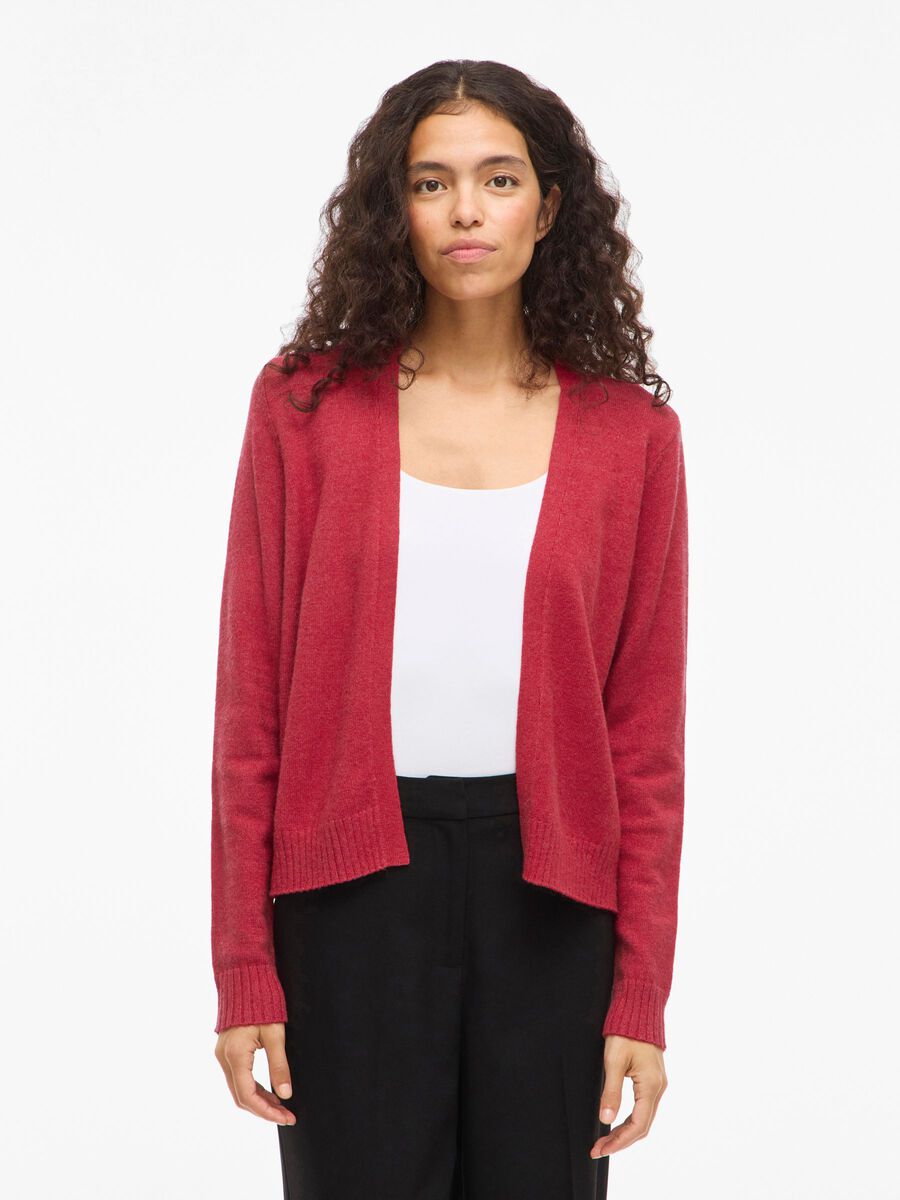 Product carousel image - VIRIL SHORT OPEN CARDIGAN, Jester Red | 1