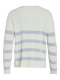 Vila STRIPETE STRIKKET PULLOVER, White Alyssum, highres - 14079691_WhiteAlyssum_987123_002.jpg