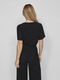 Vila RIBBED SHORT SLEEVED TOP, Black Beauty, highres - 14089481_BlackBeauty_004.jpg