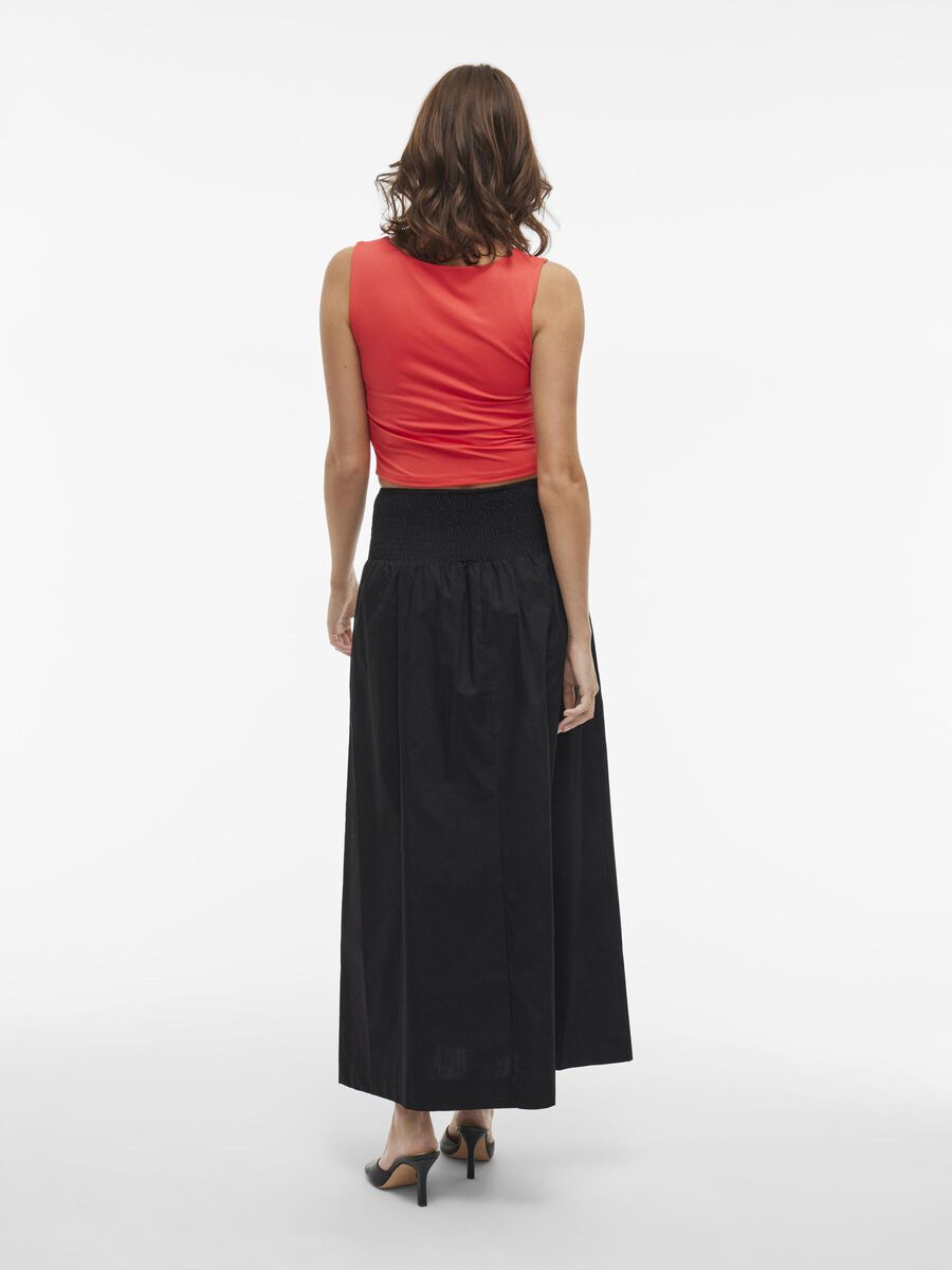 VILA HIGH-WAIST MAXI ROK, Black, highres - 14109403_Black_004.jpg
