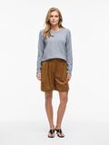 VILA VIHENA HØY MIDJE BERMUDASHORTS, Argan Oil, highres - 14112021_ArganOil_005.jpg