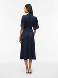 Product image thumbnail - VIENNA SHORT SLEEVED WRAP DRESS, Navy Blazer | 2