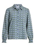 VILA LONG SLEEVED SHIRT, Bijou Blue, highres - 14108835_BijouBlue_1201667_001.jpg