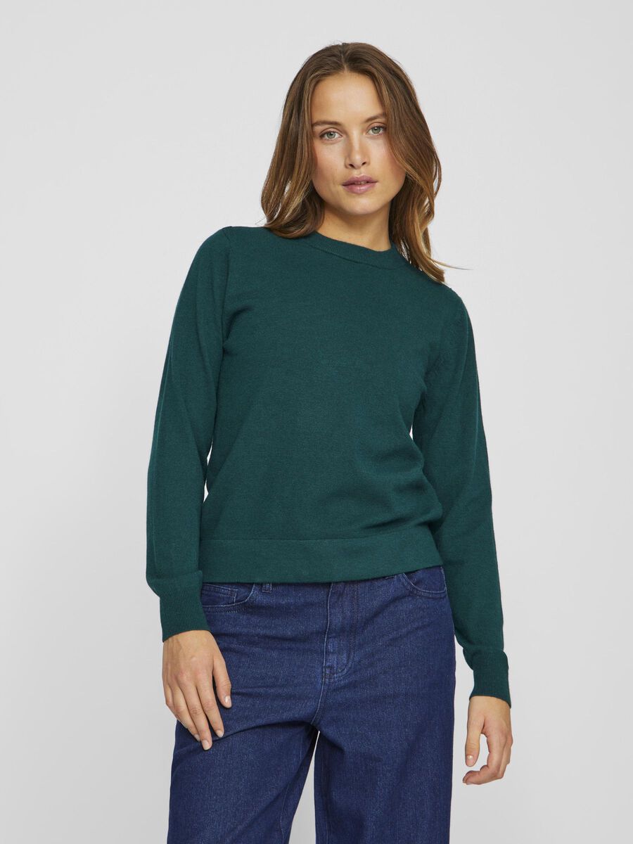 VILA RUNDHALS STRICKPULLOVER, Ponderosa Pine, highres - 14102914_PonderosaPine_003.jpg