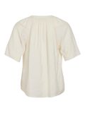 VILA V-NECK SHORT SLEEVED TOP, Birch, highres - 14105244_Birch_002.jpg