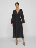 VILA V-NECK MAXI DRESS, Black, highres - 14107904_Black_003.jpg