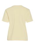 Product image thumbnail - VINORA ROUND NECK T-SHIRT, Pastel Yellow | 6