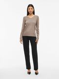 VILA VIRIL V-AUSSCHNITT STRICKPULLOVER, Falcon, highres - 14042769_Falcon_585010_005.jpg