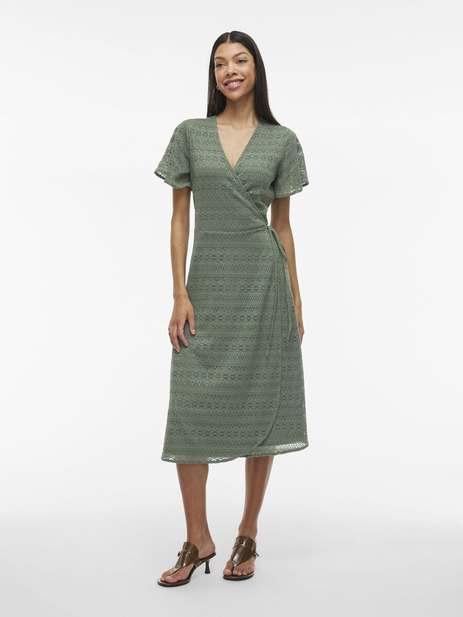 VILA MIDI WRAP DRESS, Laurel Wreath, highres - 14109713_LaurelWreath_003.jpg