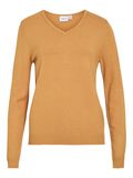 Product image thumbnail - VIRIL DE CUELLO EN V JERSEY DE PUNTO, Amber Gold | 5