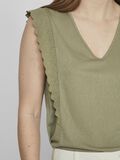 VILA V-RINGNING ÄRMLÖS TOPP, Oil Green, highres - 14095587_OilGreen_006.jpg
