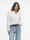 VILA V-HALS SHIRT MET LANGE MOUWEN, Cloud Dancer, highres - 14105205_CloudDancer_003.jpg