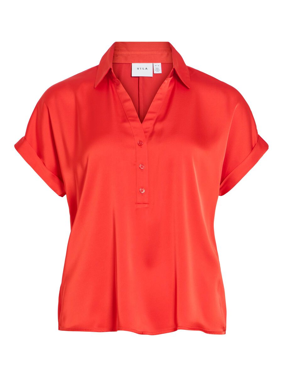 Product carousel image - VIENNA SHORT SLEEVED SHIRT, Red Alert | 2