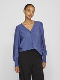 VILA V-NECK SHIRT, Bijou Blue, highres - 14100621_BijouBlue_003.jpg