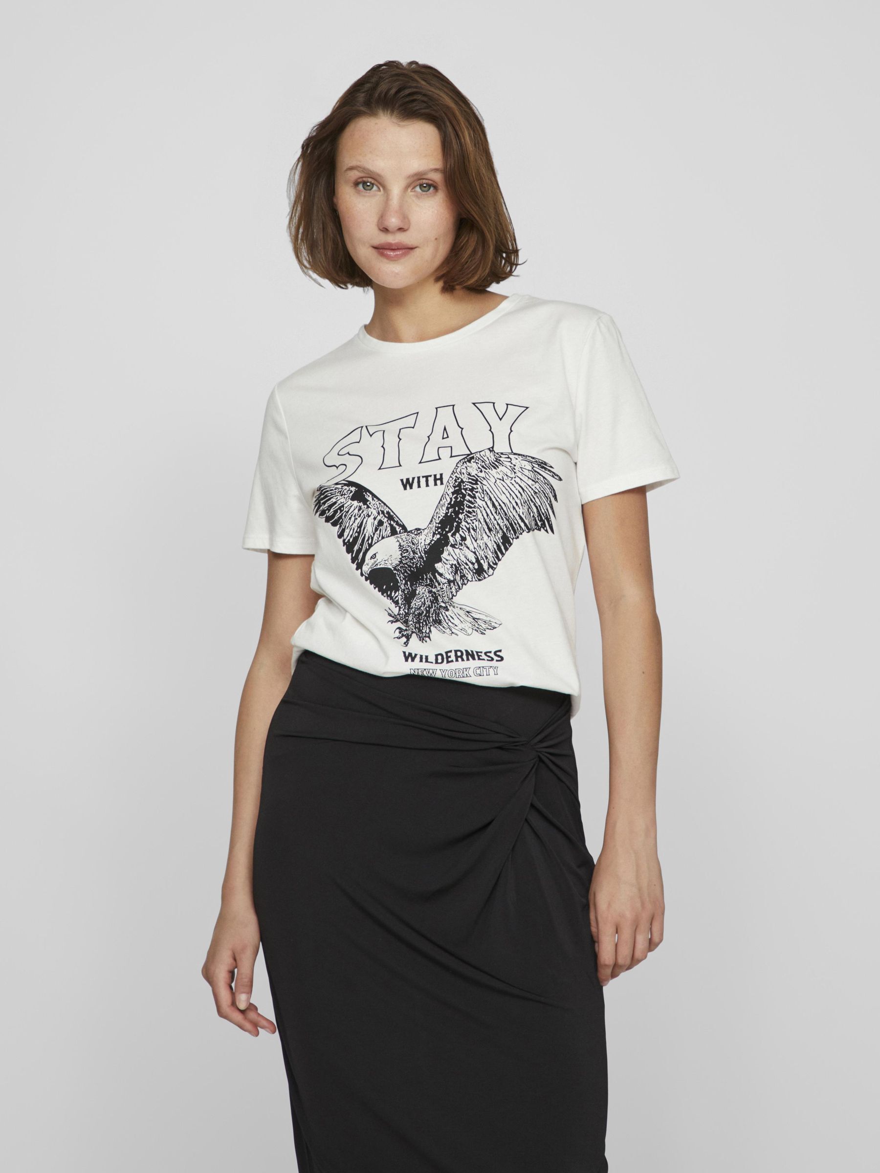 PRINTED T SHIRT White VILA