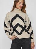 VILA TURTLENECK KNITTED PULLOVER, Birch, highres - 14102515_Birch_1148199_007.jpg