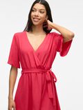 VILA SHORT WRAP DRESS, Viva Magenta, highres - 14101657_VivaMagenta_006.jpg