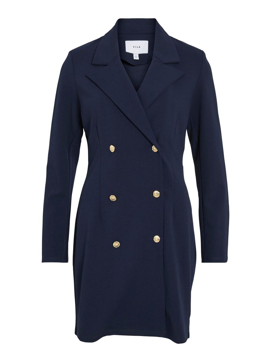 VILA VICLARA CORTO VESTIDO TIPO BLAZER, Navy Blazer, highres - 14112686_NavyBlazer_001.jpg